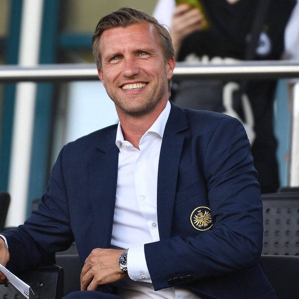  Markus Krösche hat bei der SGE einen Vertrag bis 2025. (Foto: IMAGO / Jan Huebner)