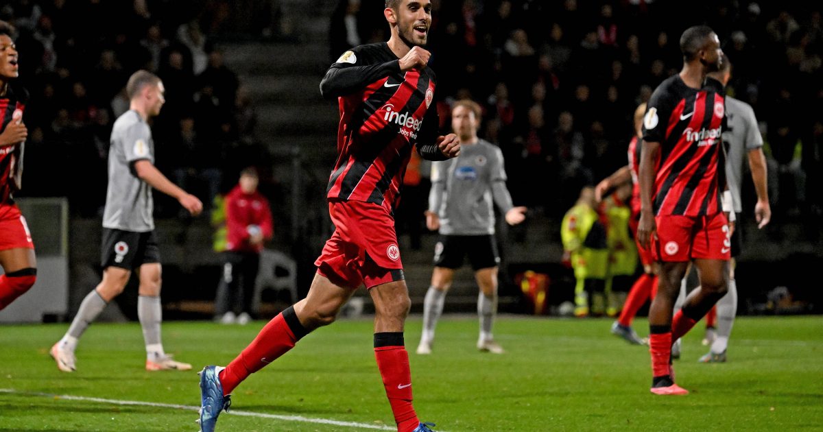  Ellyes Skhiri konnte das bislang einzige Tor für die SGE erzielen. (Foto: IMAGO / Jan Huebner)