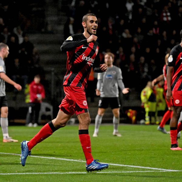  Ellyes Skhiri konnte das bislang einzige Tor für die SGE erzielen. (Foto: IMAGO / Jan Huebner)