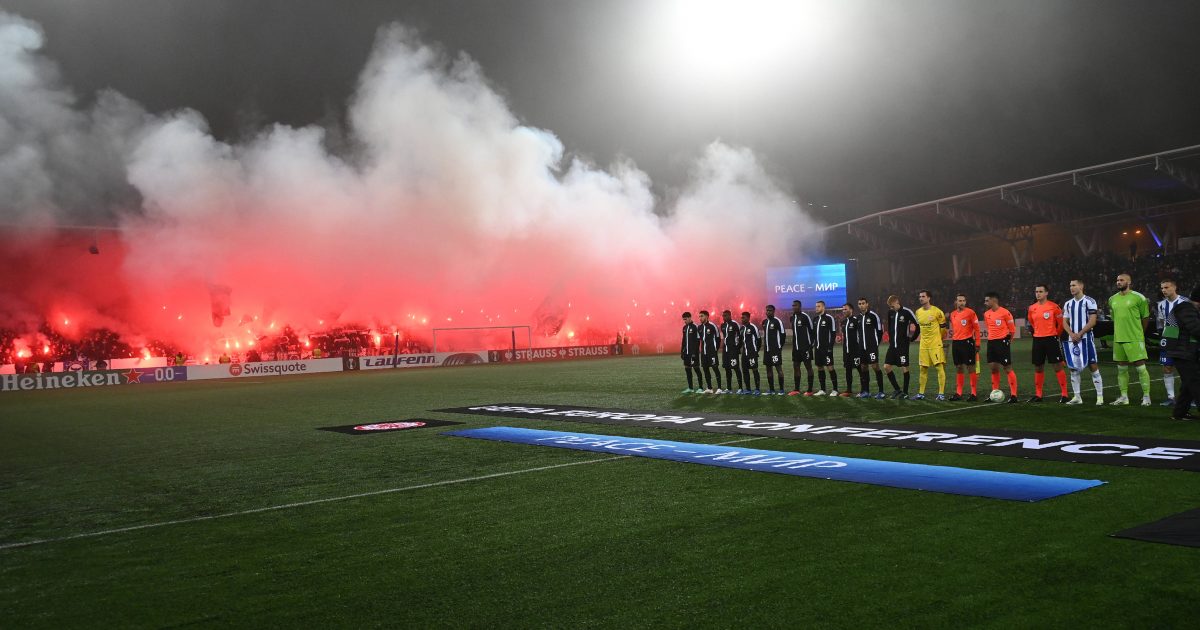  Das Abbrennen von Pyrotechnik und Werfen von Gegenständen wird allen SGE-Fans jetzt zum Verhängnis. (Foto: IMAGO / Jan Huebner)
