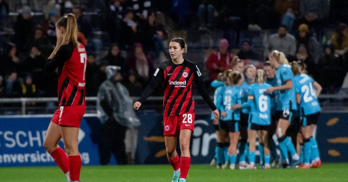  Gegen Leverkusen verspielte die Eintracht eine 2:1-Führung. (Foto: IMAGO / Eibner)