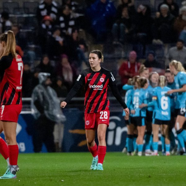  Gegen Leverkusen verspielte die Eintracht eine 2:1-Führung. (Foto: IMAGO / Eibner)