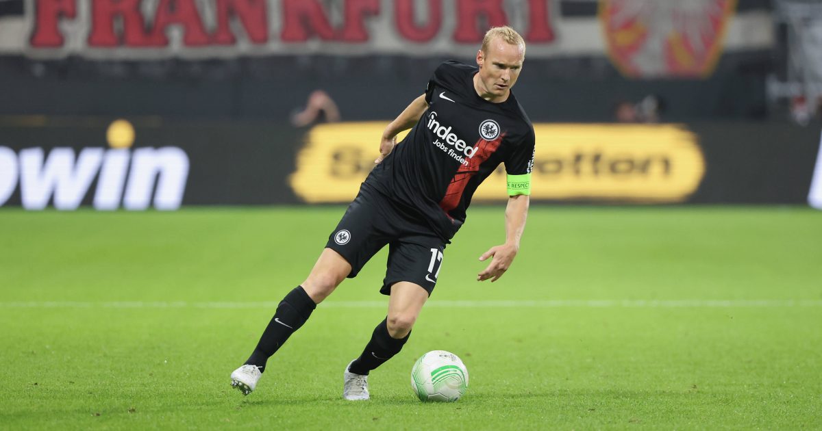  Sebastian Rode will es in der Rückrunde noch einmal wissen. (Foto: IMAGO / HMB-Media)