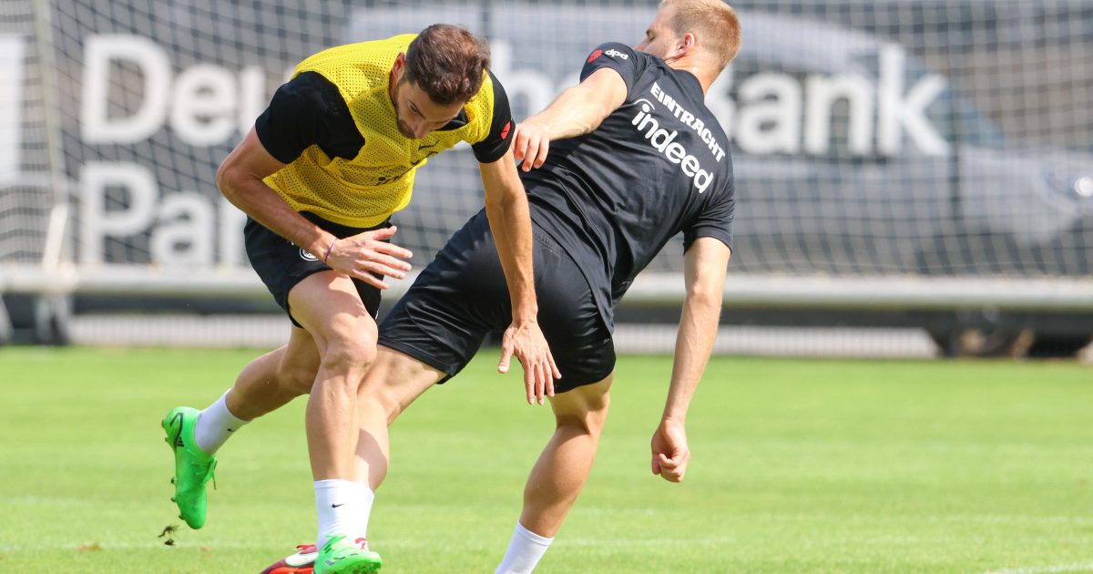 Lucas Alario und Hrvoje Smolcic könnten die SGE verlassen. (Foto: IMAGO / Eibner)