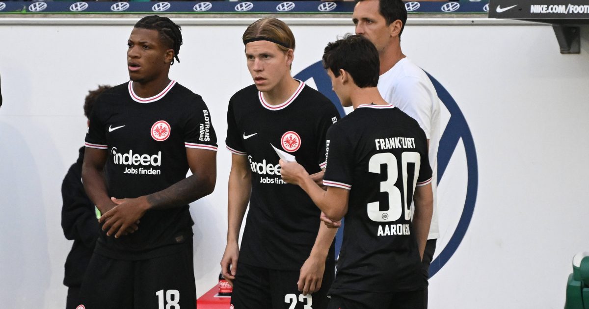  Für Ngankam (l.), Hauge (m.) und Aaronson (r.) lief es nicht gut in der ersten Halbserie. (Foto: IMAGO / Jan Huebner)