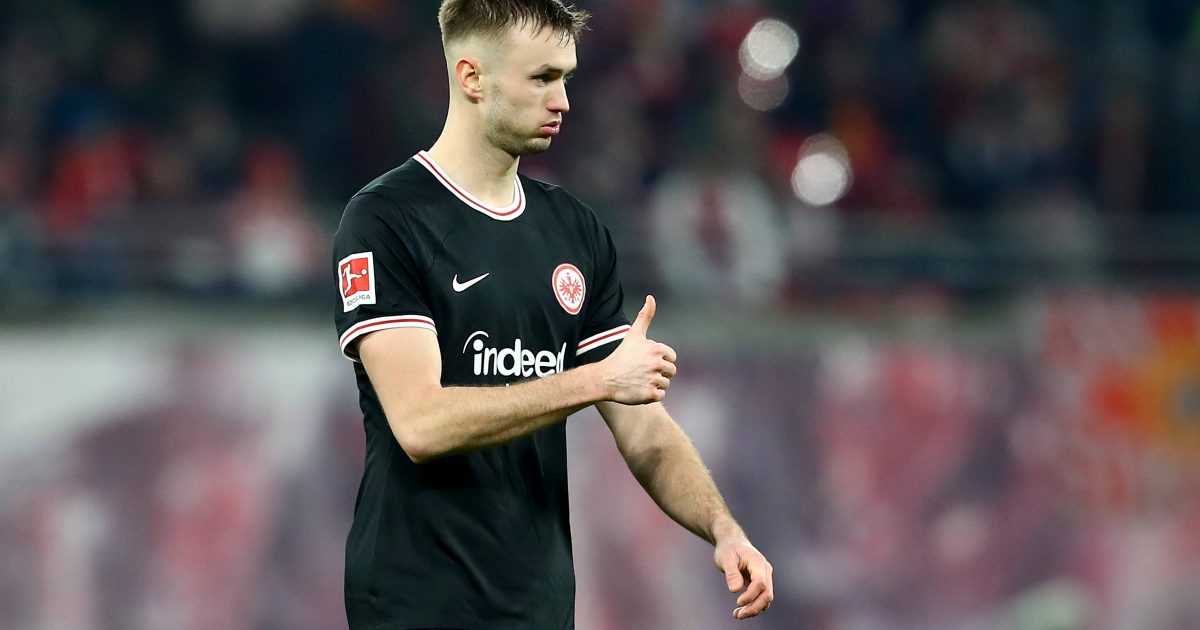  Sasa Kalajdzic konnte gegen Leipzig sein Debüt im SGE-Trikot feiern. (Foto: IMAGO / Jan Huebner)