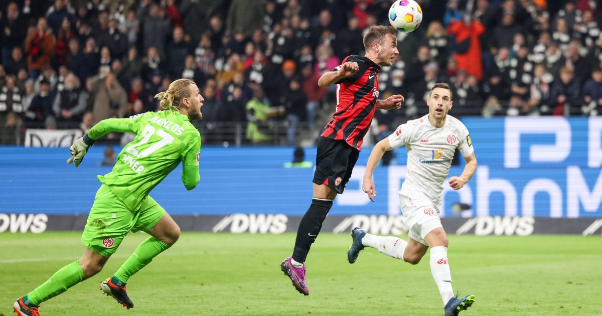  Das Tor des Tages von Mario Götze. (Foto: imago/HNB-Media)