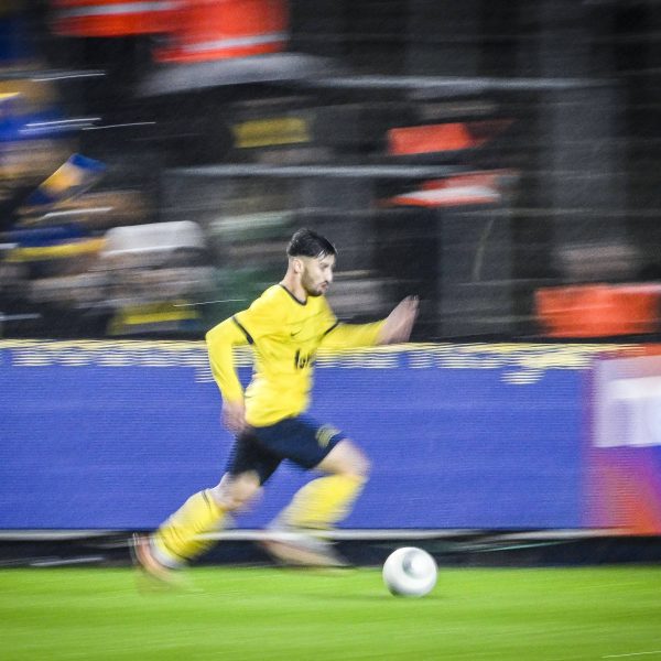  Mit viel Speed ausgestattet: Unions Mohamed Amoura. (Foto: imago/Belga)