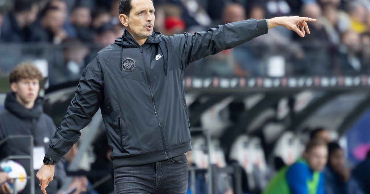  Dino Toppmöller steht bei einigen Fans in der Kritik. (Foto: IMAGO / Kessler-Sportfotografie)