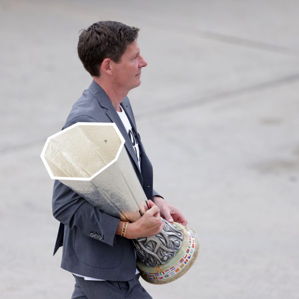  Oliver Glasner gewann im Mai 2022 mit der SGE die Europa League. (Foto: Heiko Rhode)