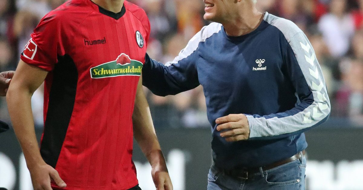 Einst gemeinsam in Freiburg aktiv: Robin Koch und Christian Streich. (Foto: (Imago/Sportfoto Rudel)