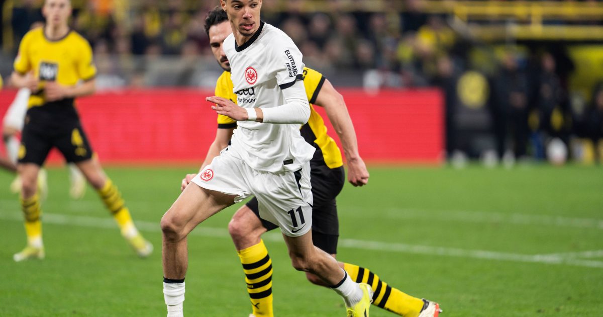 Hugo Ekitiké ist voller Tatendrang. (Foto: IMAGO / Nordphoto)