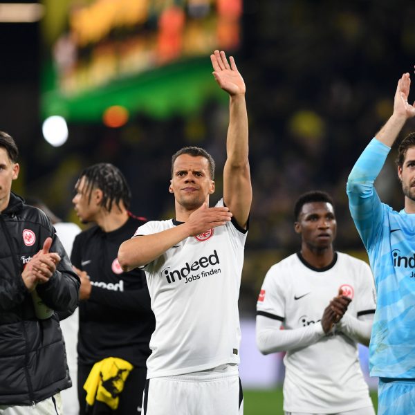  Timothy Chandler zeigte sich auf dem Frühjahrsempfang der SGE begeistert. (Foto: IMAGO / Treese)