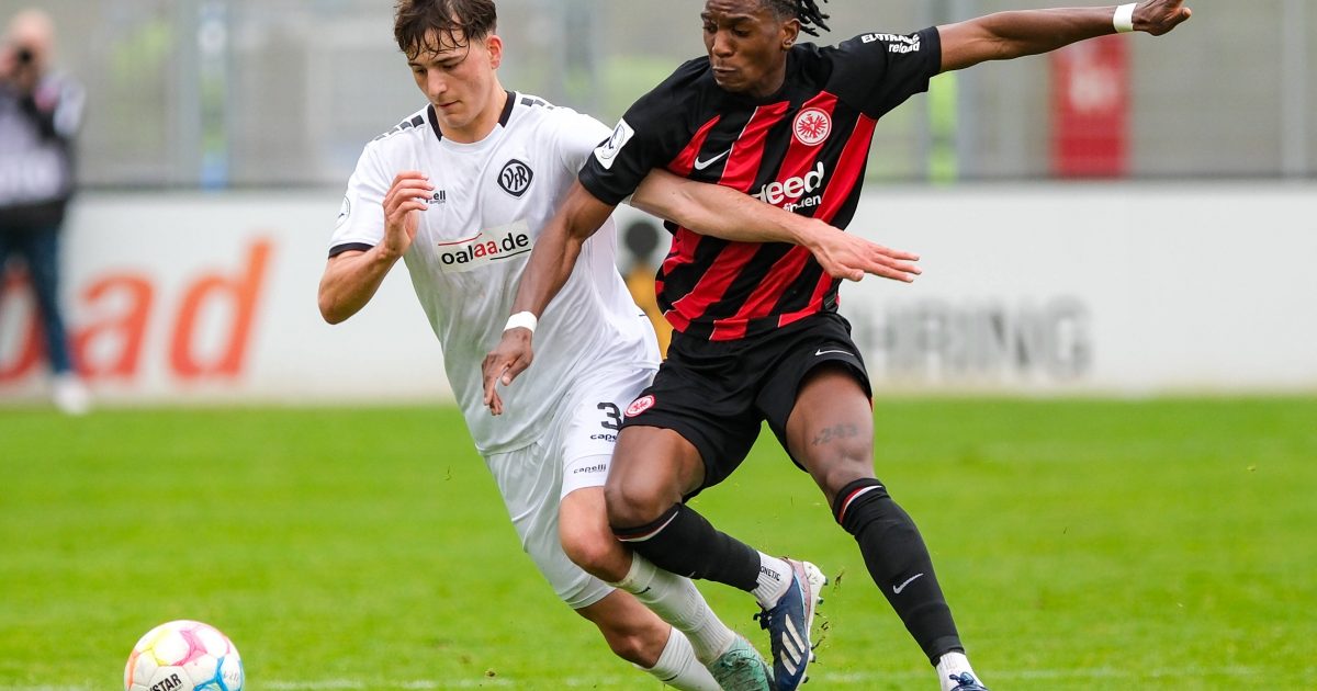  Die U21 der SGE bleibt auch gegen Aalen ungeschlagen. (Foto: IMAGO / Eibner)