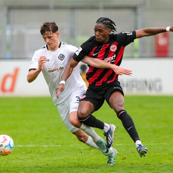  Die U21 der SGE bleibt auch gegen Aalen ungeschlagen. (Foto: IMAGO / Eibner)
