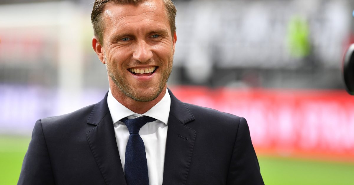 Markus Krösche zeigte sich im Doppelpass optimistisch, was die Zukunft der SGE angeht. (Foto: IMAGO / Revierfoto)