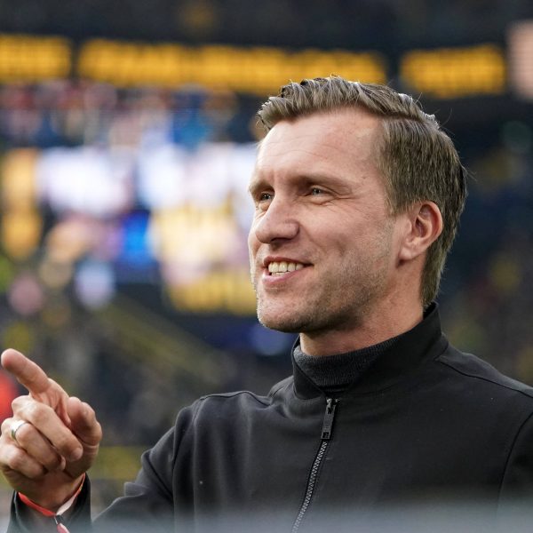  Spaß hat´s gemacht: Markus Krösche hat mit der Eintracht noch einiges vor. (Foto: IMAGO / Chai v.d. Laage)