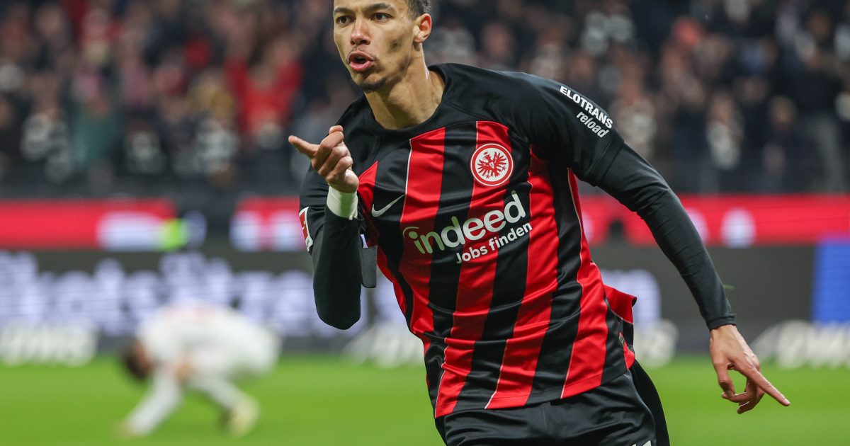  Traf gegen Augsburg das erste mal für die SGE: Hugo Ekitiké (Foto: IMAGO / osnapix)