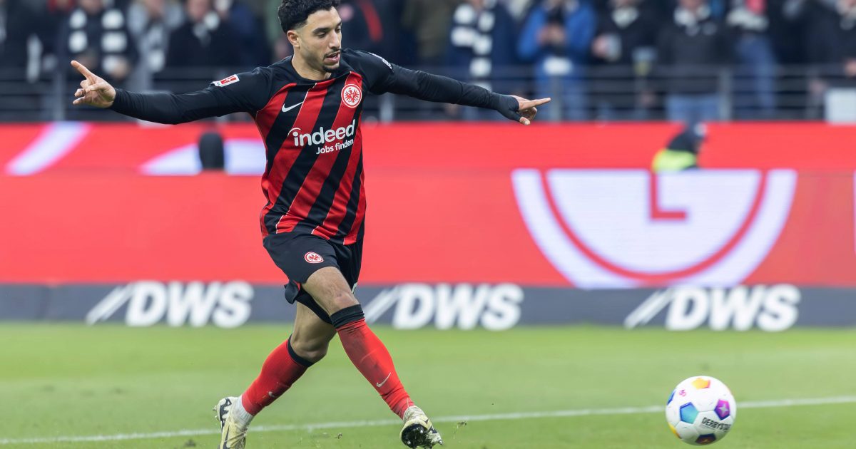  Omar Marmoush traf gegen Augsburg zum 3:1 Endstand. (Foto: IMAGO / Kessler-Sportfotografie)