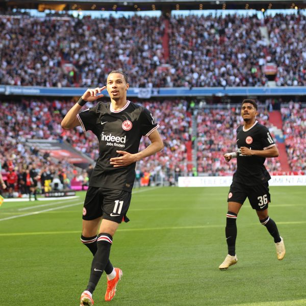  Ekitiké brachte mit seinem Tor den zwischenzeitlichen Ausgleich in München. (Bild: IMAGO / Ulrich Wagner)