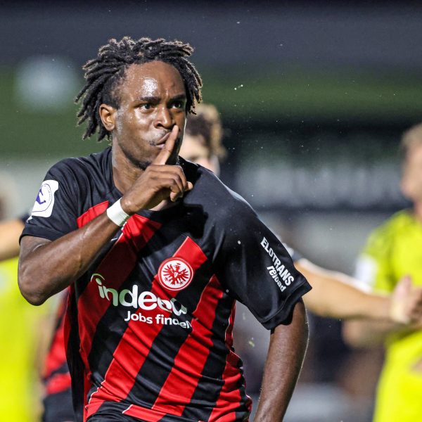  Noel Futkeu verlässt die SGE nach nur einem Jahr. (Foto: IMAGO / Rene Schulz)