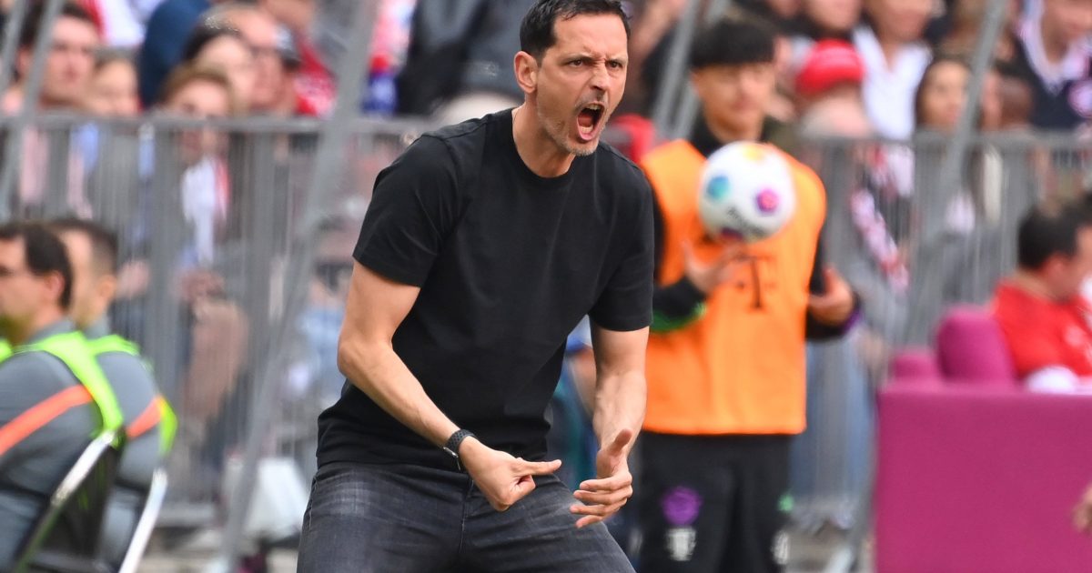  Dino Toppmöller will mit der SGE den deutschen Meister besiegen (Foto: IMAGO / Sven Simon)