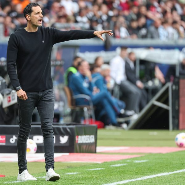  Sollte Toppmöller mit der Eintracht Platz sechs sichern, wäre es das zweitbeste Bundesligaergebnis seit 30 Jahren. (Foto: IMAGO / osnapix)