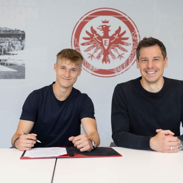  Hat einen Profi-Vertrag unterschrieben: Noah Fenyö (Foto: Eintracht Frankfurt)