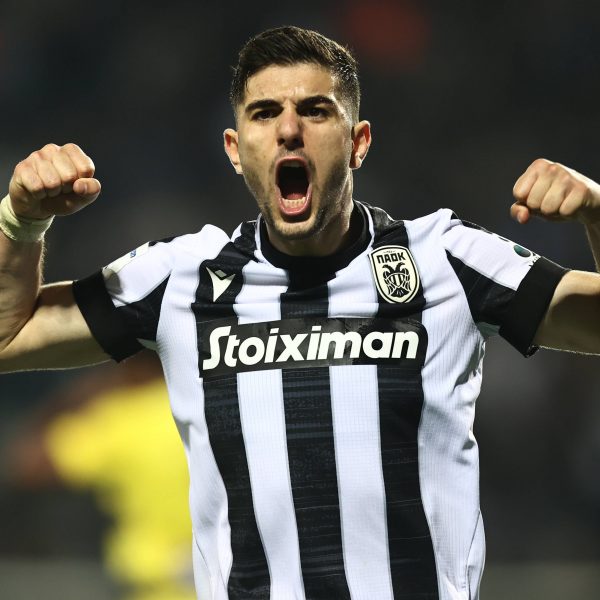  Verteidigt er bald im Eintracht-Trikot? Konstantinos Koulierakis. (Foto: IMAGO / One Inch Productions)