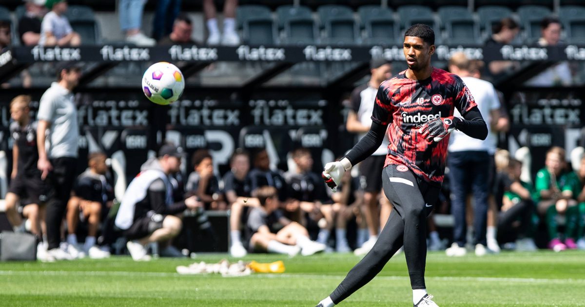 Kaua Santos kam bislang bei der SGE noch nicht zum Einsatz. Ändert sich das bald? (Foto: IMAGO / Beautiful Sports)