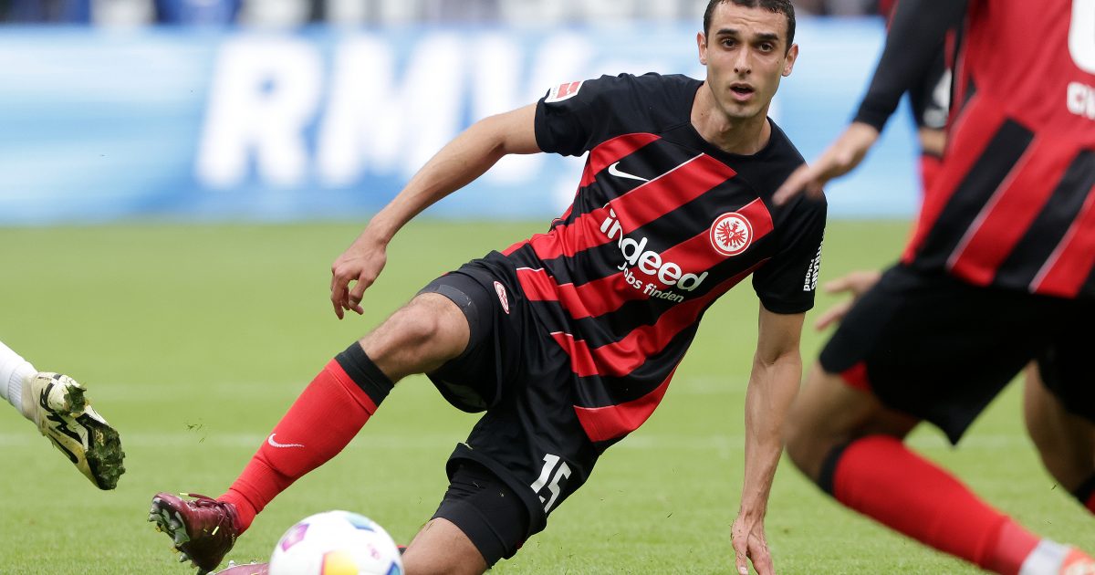 Hier im Einsatz: Ellyes Skhiri besitzt bei der Eintracht einen Vertrag bis 2027. (Foto: Heiko Rhode)