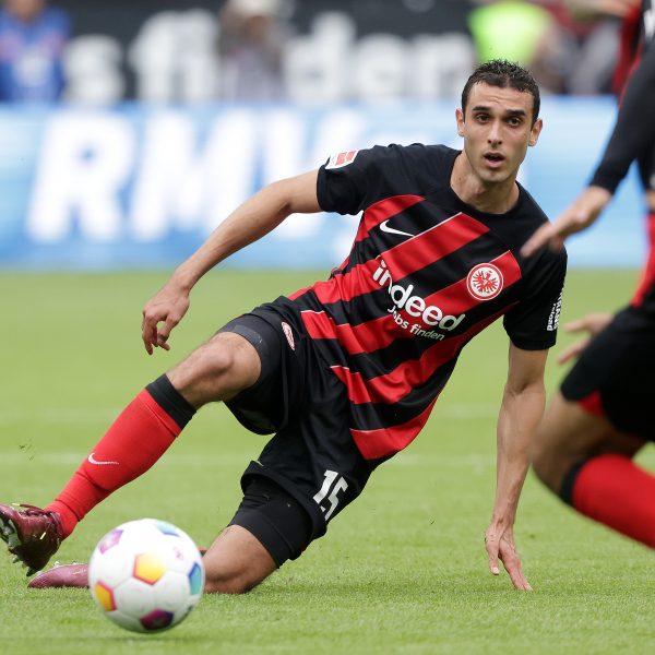  Hier im Einsatz: Ellyes Skhiri besitzt bei der Eintracht einen Vertrag bis 2027. (Foto: Heiko Rhode)