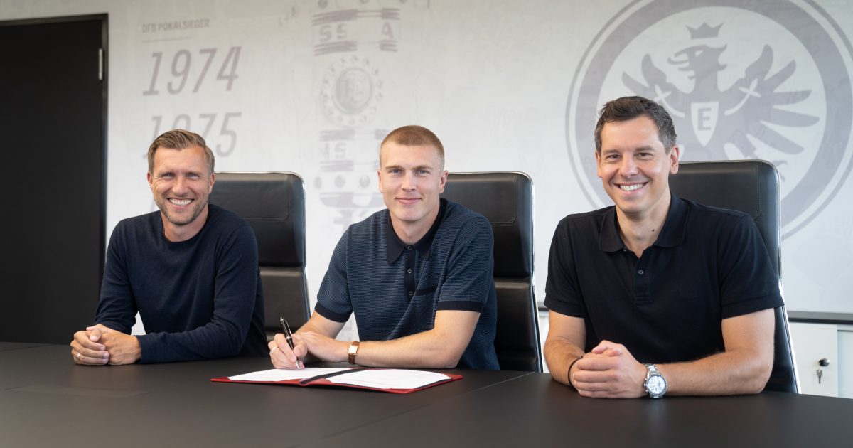  Nach Höjlund wechselt mit Kristensen der zweite Däne in diesem Sommer nach Frankfurt (Bild: Eintracht Frankfurt)