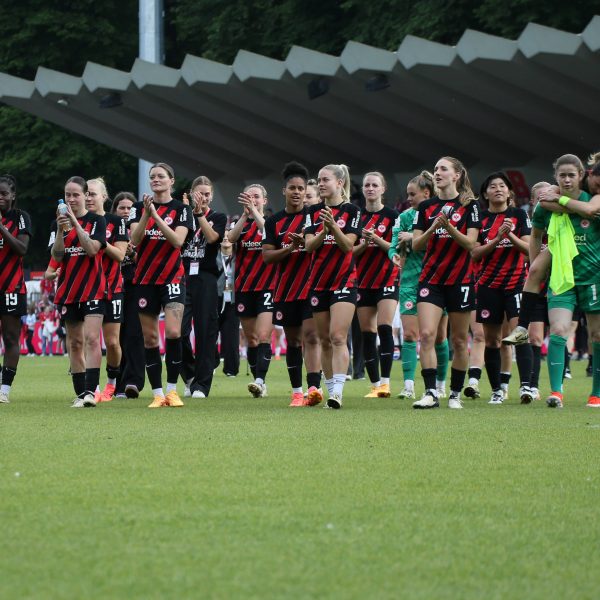  Dei Eintracht Frankfurt-Frauen haben erneut die Chance in die UEFA Women´s Champions League einzuziehen. (Foto: IMAGO / Jan Huebner)