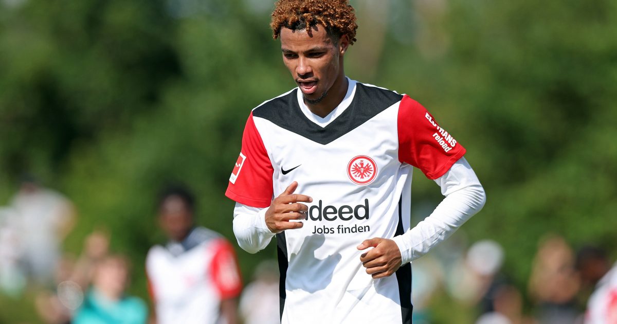  Hugo Ekitiké liebte das Deutschlandtrikot. Bei der SGE soll er mit dem Adler auf der Brust für Tore sorgen. (Foto: IMAGO / Jan Huebner)