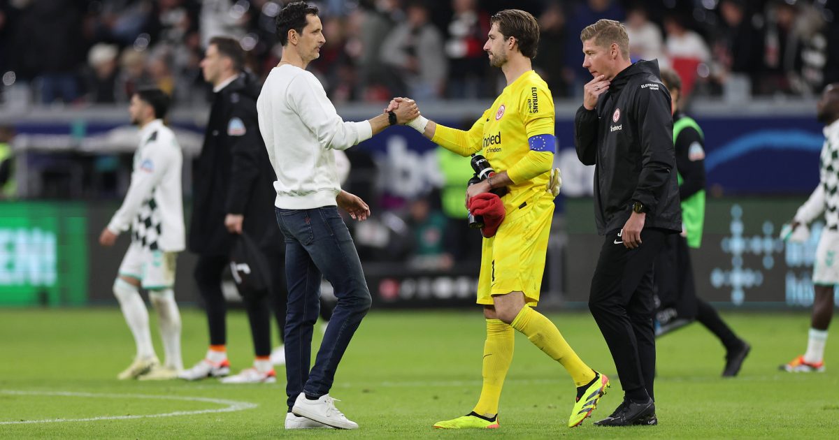  Dino Toppmöller ernannte wohl Kevin Trapp zum neuen SGE-Kapitän (Foto: IMAGO / HMB-Media)