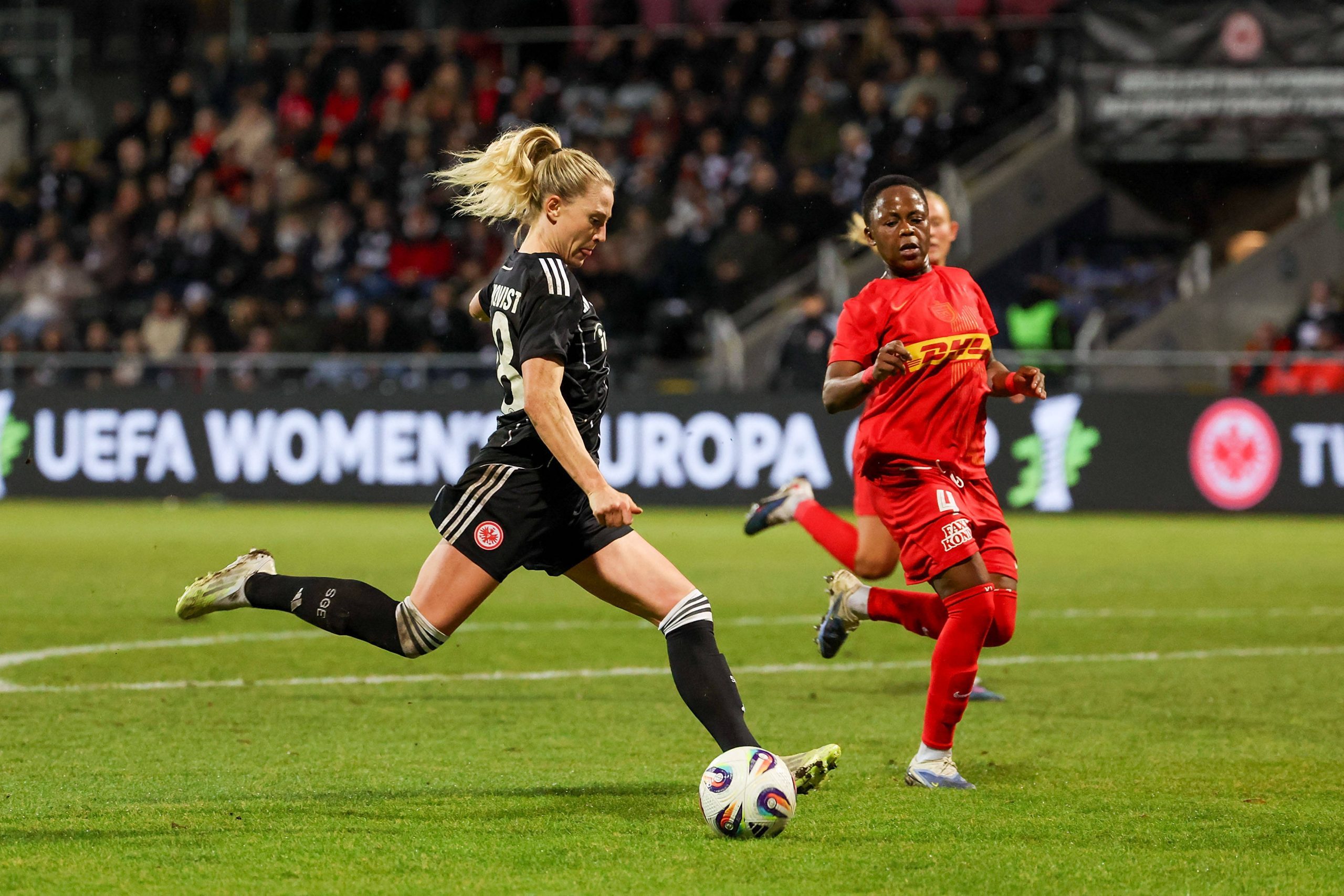 4:0 in the Euro Cup - | SGE women have one foot in the semi-finals