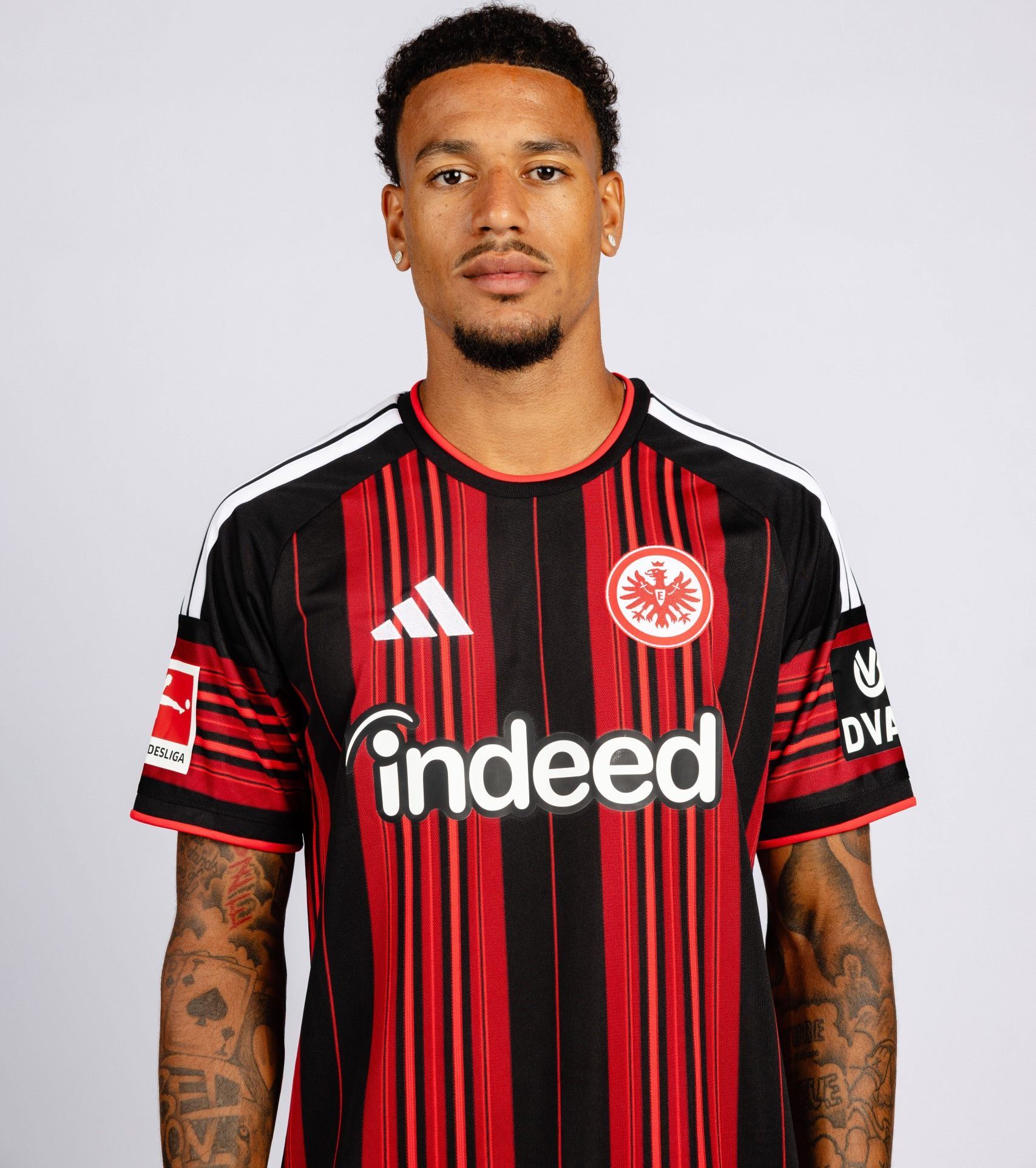 Jeremiaha Maluze Eintracht Frankfurt - Eintracht Frankfurt Porträttermin 2026 2027 Eintracht Frankfurt Porträttermin 2026 2027 SGE *** Jeremiaha Maluze Eintracht Frankfurt Eintracht Frankfurt Photo Shoot 2026 2027 Eintracht Frankfurt Photo Shoot 2026 2027 SGE