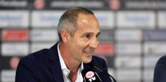 Adi Hütter zieht ein positives Fazit nach seiner ersten Hinrunde als Bundesligatrainer von Eintracht Frankfurt.